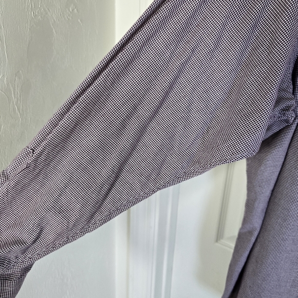 Ralph Lauren Golf Blake Men's Burgundy Tiny Check Cotton Shirt XL - Picture 9 of 12